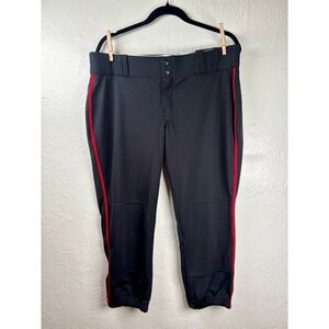 NWT Champro Womens Black Red Fastpitch Softball Baseball Pants XL Athletic